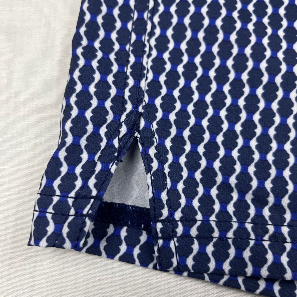 prAna NEW Makenna Boardshort Women's M Indigo Thera Blue Geometric UPF 50 - Picture 7 of 12